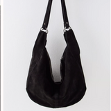 Free People Roma Suede Tote - Black style