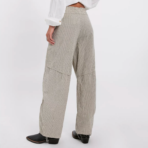 Free People Something Good Pull-On Barrel Pants- Ivory style