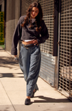 Free People  Spotlight Washed Trousers - Flint Stone Styled