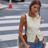 Free People Tilly Vest Yellow