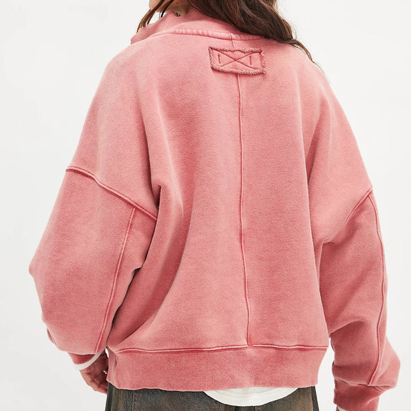 Free People Timeless Pullover - Salsa Back