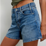 Free People Tippi Denim Shorts - In Your Town Close Up