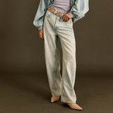 Free People Truro Baggy Puddle Jeans Front