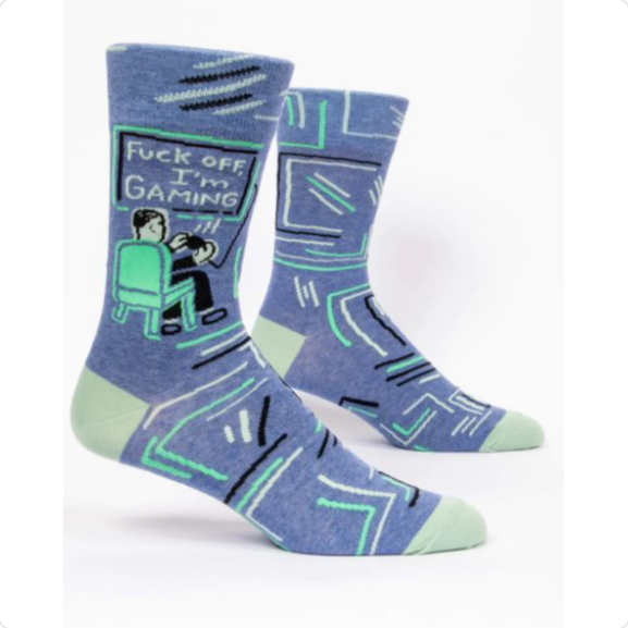 Blue Q Fuck Off I'm Gaming - Men's Ankle Sock