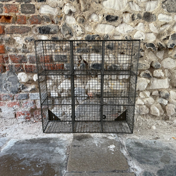 Vintage Mesh Storage Unit