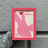 David Shrigley Stop Panicking Framed Print