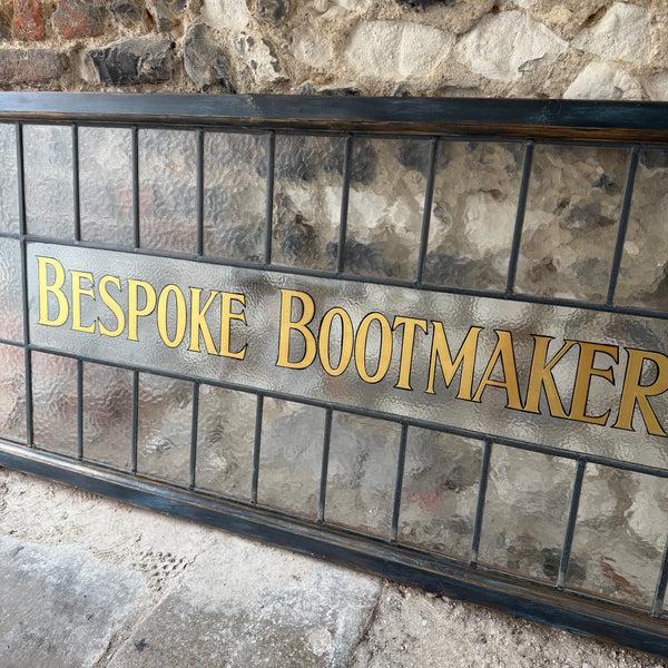 Antique Bespoke Bootmakers Sign