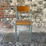 Set of 1940s Tubular Stacking Chairs