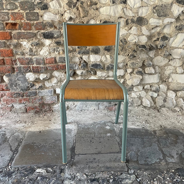 Set of 1940s Tubular Stacking Chairs
