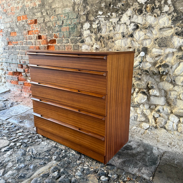 Mid-Century Avalon Large Chest of Drawers