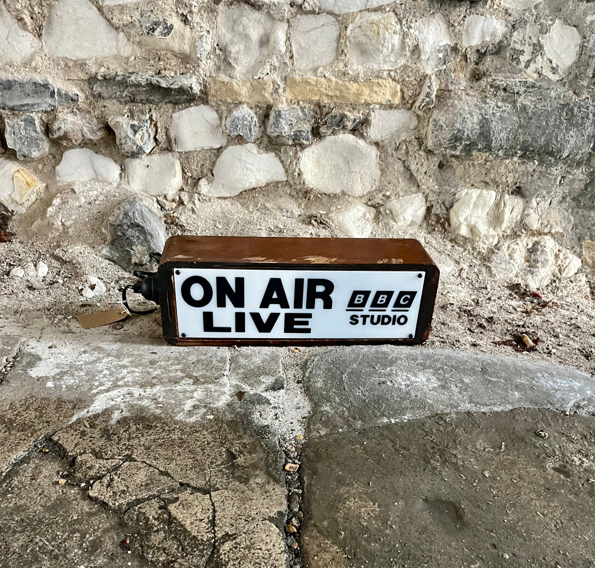 On Air Live BBC Studio Lightbox - Vintage LED Sign | The Consortium