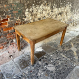 Antique Pine Farmhouse Table