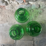 Hungarian Green Glass Vase