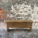 Reclaimed Pine Lift Up Lid Bench