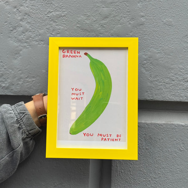 David Shrigley Green Banana Print