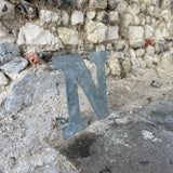 Vintage 'N' Metal Letter