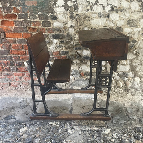 Antique School Desk & Chair