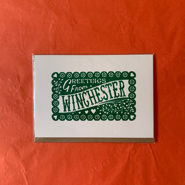 Greetings from Winchester - Green