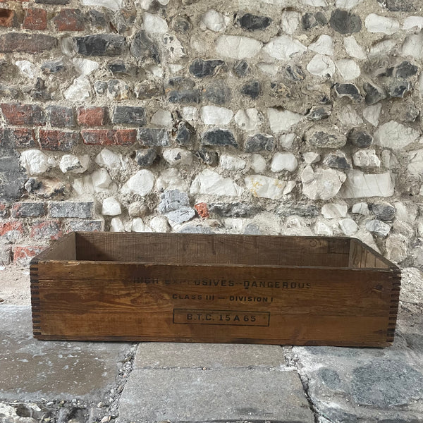 Vintage Wooden Storage Box