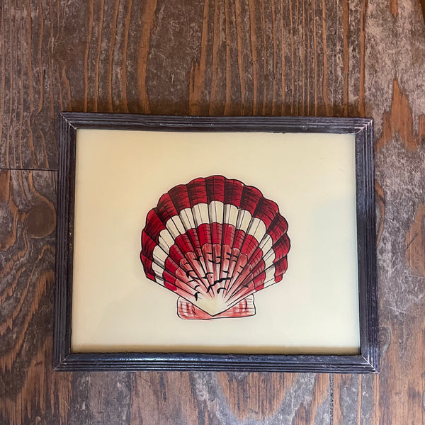 Vintage Glass Framed Paintings Nature - Medium