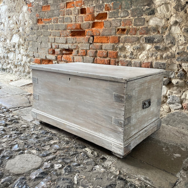 Antique Pine Blanket Box
