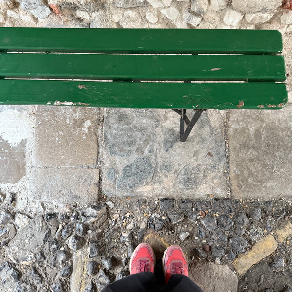 Vintage Green Bench
