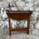 Mid Century Teak Folding Side Table