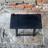 Rustic Black Stool
