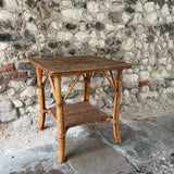 Vintage Rattan Table