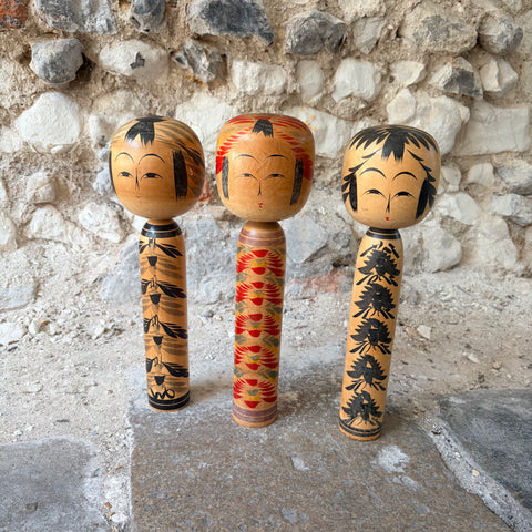 Japanese Kokeshi Dolls - Medium