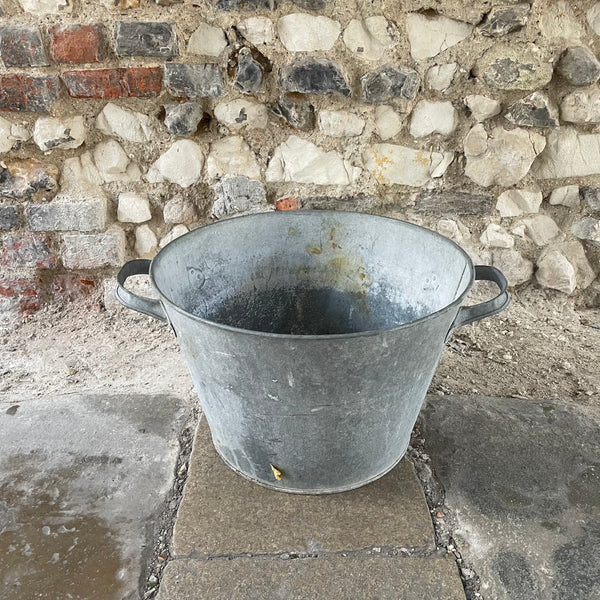 Vintage Galvanised Tub