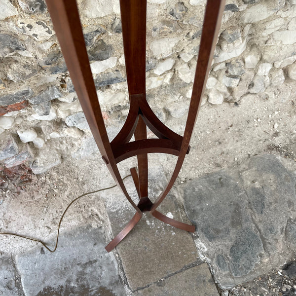 Mid Century Teak Standard Lamp