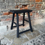 Rustic Black Stool
