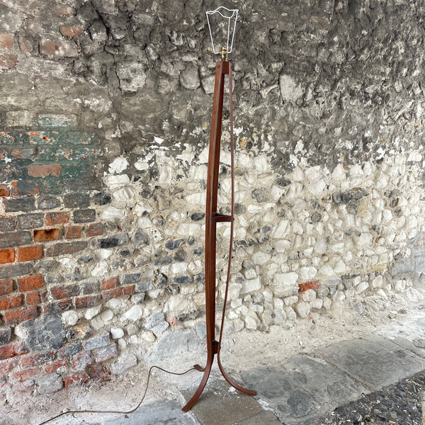 Mid Century Teak Standard Lamp