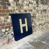 Vintage French ‘H’ Hospital Sign