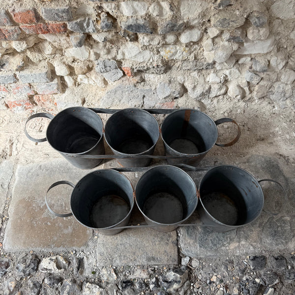Metal Bucket Planter