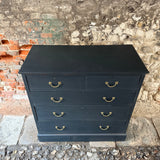Antique Pine Panted Chest of Drawers