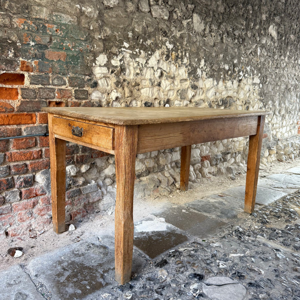 Antique Pine Farmhouse Table