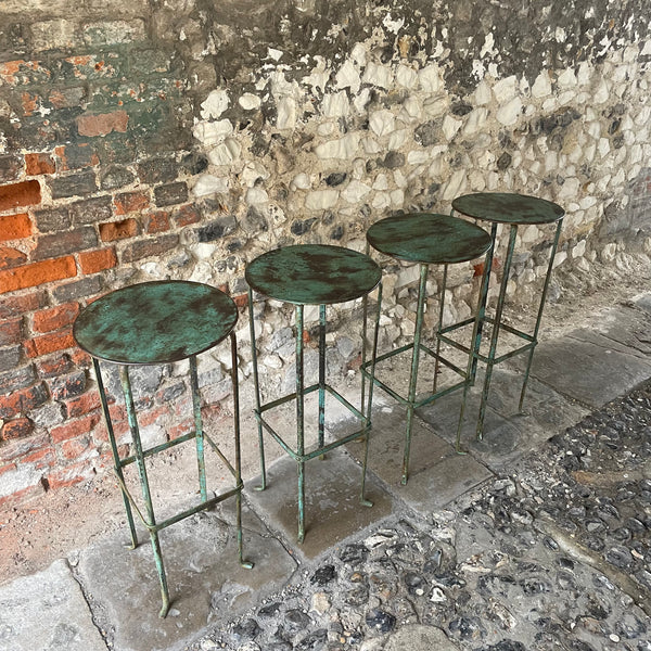 Industrial Metal Bar Stools