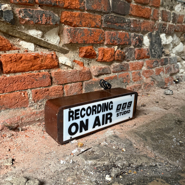 Recording On Air BBC Studios Lightbox