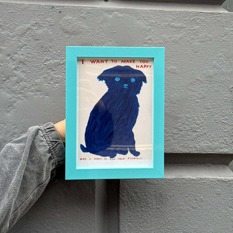 David Shrigley I Want To Make You Happy Print