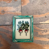 Vintage Glass Framed Paintings Fruit and Veg - Extra Small