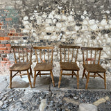 Antique Elm Childrens Chairs