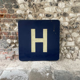 Vintage French ‘H’ Hospital Sign