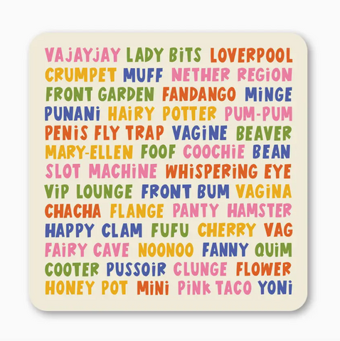Girl Bits Coaster