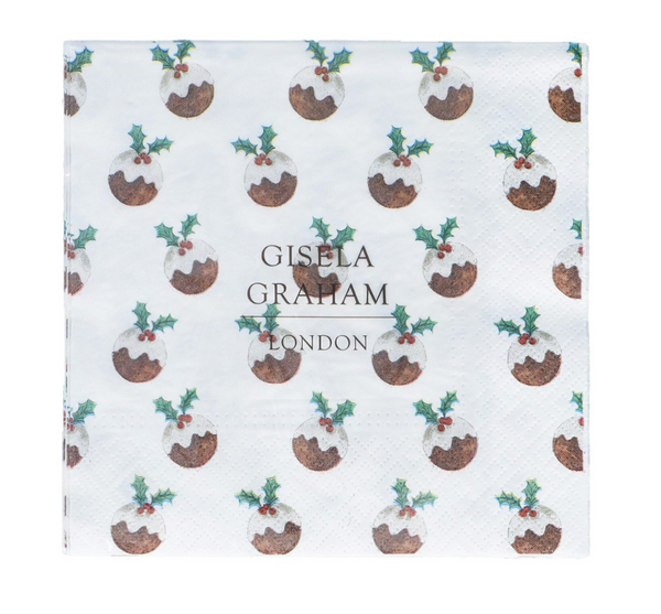 Gisela Graham Christmas Pudding Napkins 1