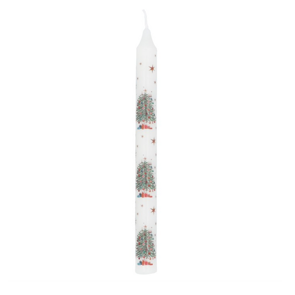 Gisela Graham Crown Christmas Tree Candle 