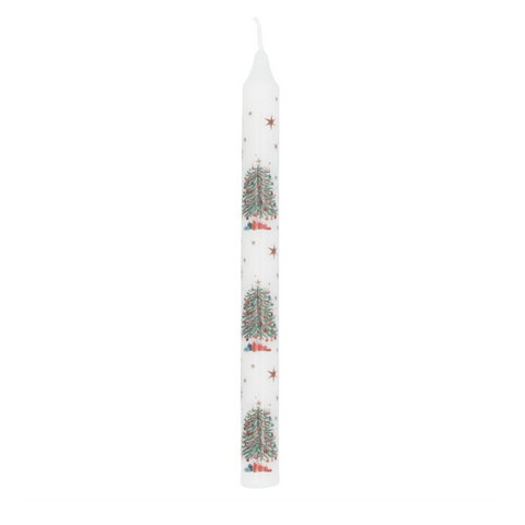 Gisela Graham Crown Christmas Tree Candle 