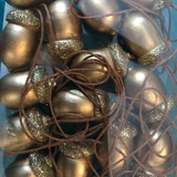 Gisela Graham Golden Acorn Decoration