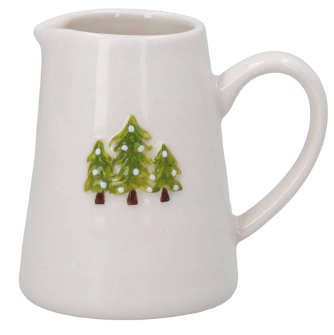 Gisela Graham Mini Jug With Green Trees